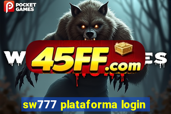 sw777 plataforma login